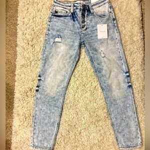 NWT KanCan High rise ankle skinny ripped Jeans size 9/28